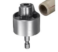 Herramienta De Rosca De Manguera Externa - Herramienta De Rosca De Manguera Interna Y Externa Integrada | Kit De Rosca De Manguera De PVC Compatible Con Taladro Eléctrico Para La Reparación Del Hogar