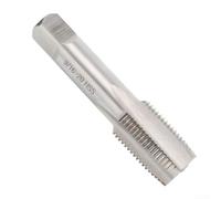 Herramienta de rosca de pedal de bicicleta para reparar roscas de pedal de manivela tanto derecha como izquierda 9/16 20 pulgadas, se adapta a manivelas de acero y aluminio (izquierda plateada)