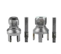 Herramienta de roscado integrada de 20 mm + 25 mm para corte de rosca interna y externa en tuberías de agua, diseño de 1 pieza para aplicaciones profesionales de fontanería