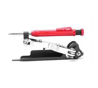 Herramienta De Scribing, Lápiz De Construcción, Herramienta De Scriba De Aleación De Aluminio Con Lápiz Carpenter De Agujero Profundo, Herramienta De Medición De Marcado De Lápiz Para Trabajar Madera