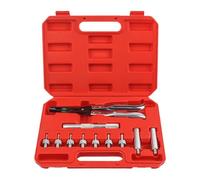 Herramienta de sellado de válvula, 11 piezas, resistente y que | Conjunto de extractor de vástago de válvula de vehículo para tienda, garaje, taller, fábrica, almacén, pista, tienda