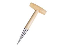 Herramienta de sembrado y bulbos de madera para jardinería doméstica, herramienta de excavación manual, removedor de plántulas, levantador de plántulas, excavador de plantas para jardinería