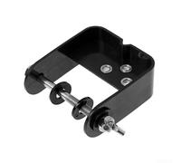 Herramienta de servicio de cuerda de arco compuesto para mantenimiento y reparación de cuerdas de arco con diseño de tensión ajustable compatible con carretes de plantilla estándar (negro)