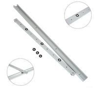 Herramienta de sierra de mesa para carpintería que incluye pista de inglete de aleación de aluminio y deslizador de barra de inglete para tareas de corte precisas (pista en T de 600 mm + barra de