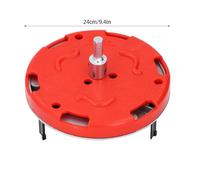 Herramienta de sierra de puñetazo ajustable 25-130 mm 1/4- 5in Aperreador de orificio redondo con 6 cuchillas de aleación para reparación de muebles Woodworking