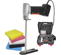 Herramienta de sierra eléctrica para un corte eficiente de espuma y goma, kit de goma de espuma sin escobillas de 6/8/12 pulgadas para corte profesional con esponja, sierra de corte alternativo