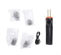 Herramienta de soldadura de plástico inalámbrica de 30 W con calefacción, batería de 4000 mAh, grapa caliente para reparación de plástico automotriz, soldadura ABS PP TPO, plástico portátil