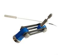 Herramienta de soldadura electrónica con base magnética y conectores giratorios para pruebas de placa de circuito y depuración de juntas de alambre fino negro (A)