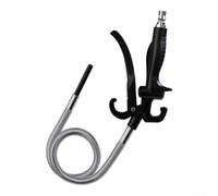 Herramienta de soplado de aire de alta presión, manguera giratoria flexible | Para taller de detalles de automóviles, para manguera de poliuretano, agarre suave, con una sola mano para interruptor de