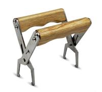 Herramienta de soporte de marco para apicultores hecha de acero inoxidable resistente al óxido, diseñada para agarrar y levantar de forma segura marcos de colmena de abeja para una gestión eficaz