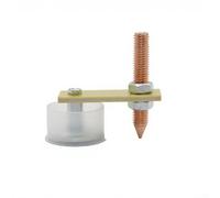 Herramienta de soporte de soldadura de placa de metal con abrazadera magnética de tierra con cabezal magnético para una conexión fiable (sin cola de rosca)