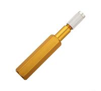 Herramienta de suelo de aluminio para suelo de PVC con mango - Líneas de soldadura Rascador alisador para construcción de suelos de vinilo (amarillo)