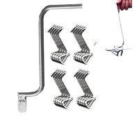 Herramienta de sujeción de alambre de cerca, 20 herramientas para cercas con mango de sujeción, camilla de metal para sujeción rápida