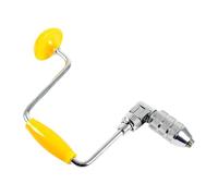 Herramienta de taladro de manivela vintage para carpintería, varios tamaños de brocas incluidas, construcción de metal, potencia de perforación sin esfuerzo, herramienta de perforación menos precisa