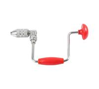 Herramienta de taladro de manivela vintage para carpintería, varios tamaños de brocas incluidas, construcción de metal, potencia de perforación sin esfuerzo, herramienta de perforación menos precisa