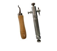 Herramienta de tallado de ranuras de incrustaciones de violín de alta precisión, cortador de profundidad ajustable para fabricantes de instrumentos y artesanía, herramienta ergonómica de manualidades