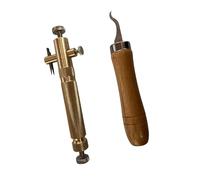 Herramienta de tallado de ranuras de incrustaciones de violín de alta precisión, profundidad ajustable, para fabricantes de instrumentos y talladores de ranuras de incrustaciones de artesanía