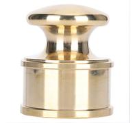 Herramienta de tallado en cuero prensada a mano para uso en el hogar, herramienta manual para prensar cuero, equipo compacto y pesado de prensado de cuero con base antideslizante (cobre puro)