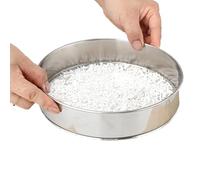 Herramienta de tamiz para hornear: herramienta de enigma de cereales, tamiz de cocina de cocina | Filtro de acero inoxidable para cocinar y cocinar, tamiz de calidad profesional para amantes del cui