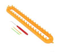 Herramienta de tejer rectangular y redonda para bufandas y sombreros, perfecta para mentes creativas (36 cm)