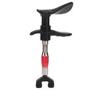 Herramienta de terapia de columna vertebral manual, ajustable, herramienta de ajuste quiropráctico, 4 cabezales con carcasa de aluminio para la espalda de la casa (rojo)