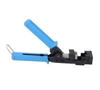 Herramienta de terminación de velocidad con ángulo de 90°, herramienta de crimpado Keystone RJ45 para conectores Everest Media CAT5e, CAT6 y CAT6A, recorte con una sola mano,