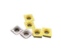 herramienta de torneado 10 Uds CCMT060204/08 VP15TF/US735/UE6020 inserto de carburo herramientas de torno de Metal inserto de torneado CNC interno herramientas de torno(CCMT060208 UE6020)