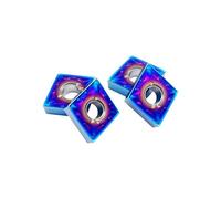 herramienta de torneado 10 Uds CNMG120404 MA CNMG120408 MA LY7010 Nano hilo azul inserto hoja de carburo cementado herramientas de torno(CNMG120404 MA LY7010)
