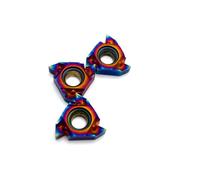 herramienta de torneado 10 Uds MMT16ER AG60-S MMT16IRAG60-S 16ER 16IR Nano hilo de carburo cementado azul inserto de presión de Metal herramientas de torno(MMT16IR AG60-S LD850)