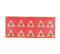 Herramienta de torneado CNC 10 piezas inserto de hoja de carburo de acero de tungsteno triangular para inserto de repuesto de soporte de herramienta de torneado de torno