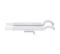 Herramienta de torneado de madera, 2 piezas Soporte de herramienta de torneado de madera hueca Cincel giratorio Herramienta de mano de torno de carpintería