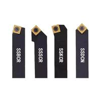 Herramienta de torneado externo SSKCR SSDCN SSBCR SSSCR CNC, vástago cortador SSDCN1212H09 SSSCR1616H09 SSKCR2020 SSBCR2525 SSKCL SSBCL SSSCL, 1 ud.(2020K09,NO INSERTS_SSSCR)
