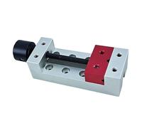 Herramienta de tornillo de banco de aluminio con abrazadera plana de aluminio para mesa paralela y prensa de taladro en miniatura