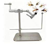 Herramienta de Tornillo de Sujeción para Atado de Moscas Rotativa, Acero Inoxidable con Rotación de 360°, para Enlazar Anzuelos de Aficionados a la Pesca