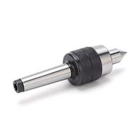 Herramienta de Torno de Trabajo de Metal Cónico con Centro de Fresado Giratorio en Vivo MT2, Rodamiento de Alta Velocidad, Acero T10, para Torneado