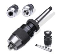 Herramienta de torno duradera autoapretada, MT2-B10 B12 B18 B22, accesorios de cenador, máquina sin llave, Portabrocas preciso, centro vivo de acero (Color : MT2-B12(1MM-10MM))