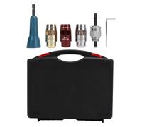 Herramienta de torsión para pelar cables para taladro, pelacables eléctricos y torcedores, pelacables de metal universal con longitud ajustable de 10 a 33 mm, incluye 3 cabezales