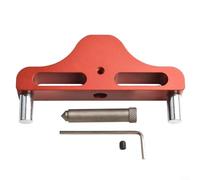 Herramienta de trazador central para carpintería con aleación de aluminio, regla de marcado de línea de carpintero con escala de medición precisa para una alineación precisa