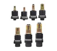 Herramienta de tuerca de inserción - 7 piezas adaptador de acero al carbono para taladro eléctrico y llave manual | Juego de herramientas de remache ciego | para taller de reparación de automóviles y
