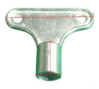 Herramienta de ventilación de radiador con perfil cuadrado interior de 5 mm x 5 mm para un acoplamiento preciso con válvulas de purga estándar (G)