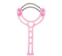 Herramienta depiladora portátil para el cabello, removedor de vello facial de 2 colores, duradero para desarraigar el cabello de los labios para eliminar rápida y minuciosamente las(Pink)