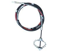 Herramienta descalcificadora rotativa - Tubería de onda flexible, cadena de perforación resistente con diseño multiusos, perfecta para exteriores, jardín, cocina, baño, restaurante, carreteras