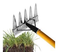 Herramienta Deshierbe Metal Pesado Desmontable | Hierbas para césped al aire libre para jardín, terraza, macizo de flores, deshierbe paisaje
