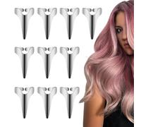 Herramienta dispensadora de anillos - 6 x 6 x 2 cm, construcción de metal, diseño compacto, fácil almacenamiento, instrumento ligero y duradero para seccionar el cabello, ideal para el cuidado