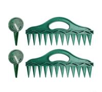 Herramienta dispensadora manual de siembra para horticultura con apertura ajustable para controlar la tasa de salida (2 juegos)