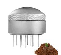 Herramienta distribuidora de café, distribuidor de agujas de ajustable de metal, herramienta de distribución de fácil de usar para el hogar, cafetería, vida diaria