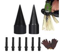 Herramienta divisor de cono de robo splill-robusta hacia abajo, taladro afilado para columnas de madera, divisor de madera fabricado en aleación de alta resistencia | Casquillo dividido portátil para