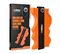 Herramienta duplicadora de perfiles, regla de forma multiángulo, medidor de copia de contorno, plantilla de trazado de carpintería, marcador de alfombra de piso ajustable, dispositivo de medición de