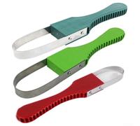 Herramienta eficiente para eliminar raíces profundas con mango ergonómico para mayor comodidad (ladrillo en rojo)