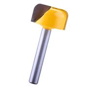 Herramienta eléctrica de carpintería de fondo redondo de 1/4 pulgadas para carpintería, cortador de agujero de bloqueo para carpintería con rodamiento